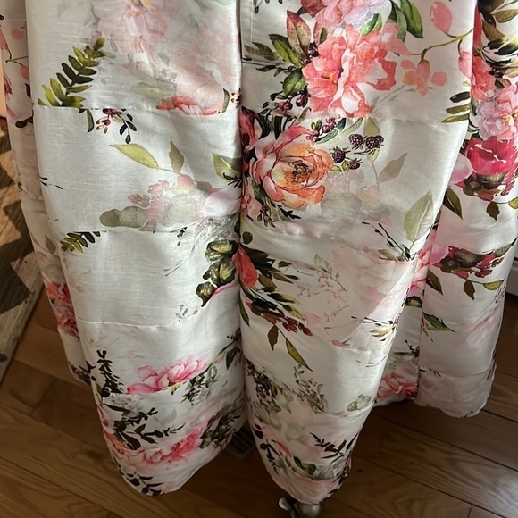 eShakti Fully Lined Floral Fancy Skirt with Pockets Size 2X 20W - Picture 8 of 12